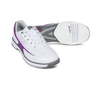 EMAX | Zapatos de Bolos Mujer | KR Strikeforce - Flex | Blanco - Uva | Zapatos de Bolos Mujer Talla 36-41, Uva blanca, 37.5 EU
