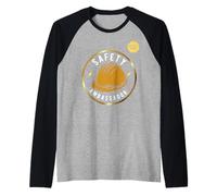 Embajador de Seguridad | La Seguridad es lo Primero | Idea de Regalo de campaña de Seguridad Camiseta Manga Raglan