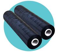 Embalaje automático Triplast, rollos de plástico transparente para embalaje automático 400 mm x 250 m, 2 unidades
