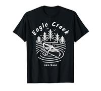 Embalse Eagle Creek Indiana Camiseta gráfica económica