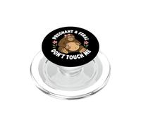 Embarazada Y Salvaje No Me Toques Bigfoot Embarazo Divertido PopSockets PopGrip para MagSafe