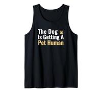 Embarazo de Perro Embarazada Dueño del Perro Nueva Mascota Camiseta sin Mangas