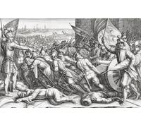 Embarque de las tropas de Fernando I de Médici después de una victoria sobre los turcos. Ferdinando I de' Medici 1549-1609 apoyó tanto a Felipe III de España como al emperador Rudolf II en sus