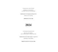 Embassy of Mexico in Quito (Mexico V. Ecuador): Order of 19 July 2024 (Reports of Judgments, Advisory Opinions and Orders/Recueil Des Arrêts, Avis Consultatifs Et Ordonnances)