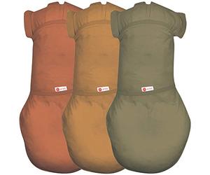 embe Manta para bebés 3-6 Meses | 12-18 libras Rust/arena/musgo