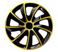 Embelezador Rueda Universal 13" STIG Extra ABS Dorado Negro Juego 4