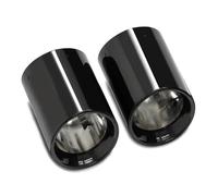 Embellecedor 2 Cubiertas Negras Para Tubo De Escape Coche Para Z4 G29 20i 30i 2019-2024 Extremo Salidas(Negro)