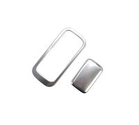 Embellecedor Adhesivo De Fibra Carbono Para La Manija Guantera Para Kia Para Forte Y Para Cerato 2019-2024 Molduras interiores de coche(Stainless Steel)