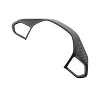 Embellecedor Adhesivo Interior Para El Panel Del Volante - Para Peugeot 2008 2019-2022 Molduras interiores de coche(Fibra de carbon)