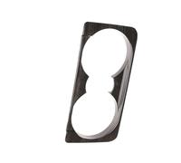Embellecedor Adhesivo Para El Marco Del Portavasos De La Consola Central Delantera Para Land Rover Para Discovery 4 2010-2016 Autopartes(Black wood grain)
