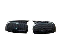 Embellecedor Adhesivo Para La Cubierta Del Espejo Retrovisor Lateral Del Coche Para Ford Para Focus MK2 2005 2006 2007 2008 Carcasa De Espejo Exterior(No Light Carbon)