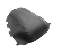 Embellecedor Adhesivo Para La Tapa Del Reposabrazos Interior Coche, De Cuero Microfibra, Para Infiniti G37 (2010-2014)(Negro)