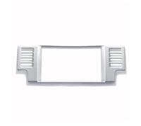 Embellecedor Adhesivo Para Marco Navegación Coche Fibra Carbono ABS Para Discovery Para Sport 2015-2019 Accesorios Coche Interior(Plata)