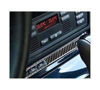 Embellecedor Adhesivo Para Panel De Control De Manija De Bocina De Elevalunas De Coche Fibra De Carbono Para X5 Para E53 2000-2006 Marco Panel Control Aire Acondicionado Automóvil( Seat Heated C)