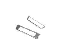 Embellecedor Ajuste Interruptor Faros Delanteros Coche De Acero Inoxidable Para Mazda 3 BP 2019 2020 2021 2022 2023 2024 2025 HETEVSCCK(Plata)