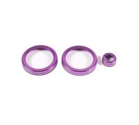 Embellecedor Anillo Para Perillas Volumen Aire Acondicionado Central Coche Para Sport Para Vogue 2018-2022 Accesorios Coche Interior(Violeta)