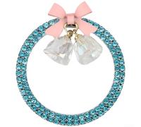 Embellecedor Botón Encendido Coche Elegante Negro Embellecedor(Blue) | Material para premium, strass duraderos, acabado elegante, a arañazos, negro clásico