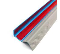 Embellecedor cuadrante de PVC, listón de borde de esquina de pared, 118,1-393,7 pulgadas, transición de suelo fundido en L, protección de borde de escalera revestida de goma, peldaño antideslizante