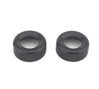 Embellecedor Cubierta Anillo Perilla Ajuste De Aire Acondicionado Central Aluminio para Kia para Sportage NQ5 2022 2023 2024 Molduras Interiores Automóviles(Black 2pcs)