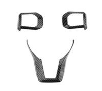 Embellecedor Cubierta Panel Cambio Para Kia Para EV6 GT GT Para Line 2025 Para LHD Para RHD Embellecedor Interior Para Volante 3 Piezas Estilo Coche Color Rojo(Carbon Fiber)