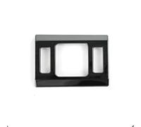 Embellecedor Cubierta Panel Cambio Para Q5 Años Fiscales 2018-2022 Embellecedor Botón Luz Advertencia Marco Interruptor Estacionamiento Calcomanía Decorativa Interior Acero(Black)