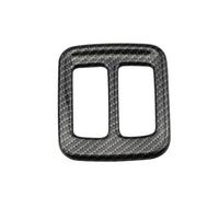 Embellecedor Cubierta Rejilla Ventilación Trasera Aire Acondicionado Para Jeep Para Compass 2017 2018 2019 Adhesivo Para Salida(Carbon fiber black)