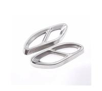 Embellecedor Cubierta Trasera Tubo Escape Coche Para Mercedes Para Benz GLC GLE GLS A B C E Class C207 W205 Para Coupe W176 W212 W213 QAQMHVCVB(Bright Silver)