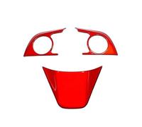 Embellecedor De ABS Para Panel Volante Coche Para Toyota Para Venza Para Harrier 2021-2022 Decoracion Coche Interior(Rojo)