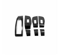 Embellecedor De Acero Inoxidable Para El Panel Del Interruptor De Control De Elevación De La Ventana De La Puerta Del Coche, Para Mazda 3 2019-2020 Autopartes(Black)