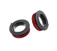 Embellecedor de Arco de Rueda de Coche, 2 uds., 1,5 M, Protección de Arco de Rueda de Coche de Goma Universal, Tiras Anticolisión, Molduras, Embellecedor de Guardabarros (Negro)