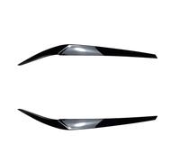 Embellecedor de Cejas para Faros Delanteros de BMW Serie 5 G30 G31 G38 F90 M5 525I 530I 540I 2017-2021 (Normal/A/Negro)