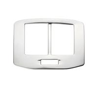 Embellecedor De Cubierta Adhesiva Para Panel Aire Acondicionado, Marco Salida Ventilación Trasera Coche Para VW Para T-roc 2017-2024(Plata)