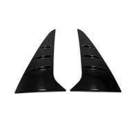 Embellecedor de cubierta de decoración lateral for ventana de vidrio de puerta trasera de coche, compatible con Toyota Sienna XL40 4.º 2022-2021, accesorios de modificación de estilo(Silver)