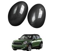 Embellecedor de Cubierta de Espejo Retrovisor para BMW Mini R60 Countryman 2010-2016 - Par de Fundas de Repuesto Estilo Deportivo para Puerta, Carbon Fiber Texture