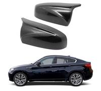 Embellecedor de Cubierta de Espejo Retrovisor para BMW x6 E71 2008-2013 Carbon Fiber Texture - Par de Fundas de Repuesto Estilo Deportivo para Puerta