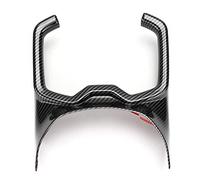 Embellecedor de Cubierta de portavasos Estilo Fibra de Carbono, reemplazo de ABS Negro Brillante para 2019-2021, Accesorios Interiores