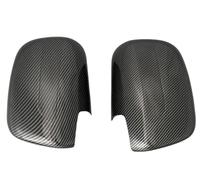 Embellecedor De Cubierta Espejo Retrovisor Lateral Fibra Carbono Para Toyota Para Harrier 2003 2004 2005 2006 2007 2008 Pegatinas Tapa Espejo Retroviso(Fibra de carbon)