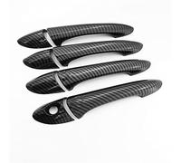 Embellecedor De Cubierta Manija Puerta Coche Cromado Fibra Carbono Para Hyundai Para Sonata I45 2011 2012 2013 2014 2015 Decoración exterior(2)