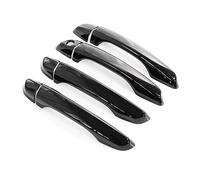 Embellecedor De Cubierta Manija Puerta Coche Cromado Negro Brillante Para Citroen C3 MK3 2017 2018 2019 2020 Decoración exterior(2)