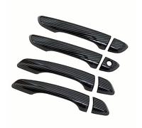 Embellecedor De Cubierta Manija Puerta Lateral Coche Fibra Carbono Cromado Para Peugeot 2008 2020 2021 2022 2023 Decoración exterior(1)