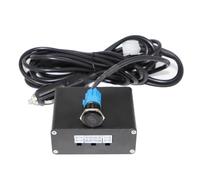 Embellecedor de Escape de Coche, Tubo de Escape, Kit de válvula electrónica Universal de 51, 63 y 76 mm, Interruptor de botón Controlador, Tubo Final (Controlador).