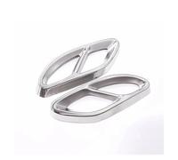 Embellecedor de Escape para Benz Clase ABCE GLC GLE GLS W176 W246 W247 W205 W213 Coupé C207 X253 W166 C292 X166 Cubierta de Tubo de Escape (Plata)