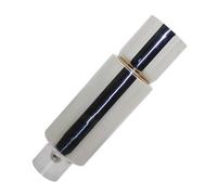 Embellecedor de Escape para Coche, Tubo de Escape, silenciador, Cola, Interfaz Universal de Acero Inoxidable, Extremo de 51, 57 y 63 mm, Tubo Final de 76 mm (012 Plata 57 mm)