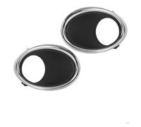 Embellecedor De Faro Antiniebla Para Nissan Qashqai J11 MK2 2014-2017 piezas de repuesto izquierda derecha cubierta de lámpara de luz antiniebla delantera cromada bisel embellecedor(1 Pair)