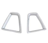 Embellecedor de Faros Delanteros para Jazz 2014 2015 2016 y 2017 ABS Cromado para Faros antiniebla Traseros (Color: 2)