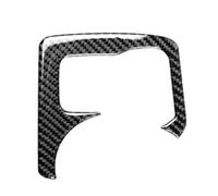 Embellecedor De Fibra Carbono para La Consola Central del para Nissan 370Z Z34 2009 En Adelante. Cubierta para El Portavasos. Accesorios Decorativos para Interior Coche Instrumentos(1 Black)