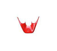 Embellecedor De Fibra Carbono Para Volante Coche, Cubierta Marco Botón Control ABS Para Ford Para Fiesta MK8 2017 2018 2019(Red3)