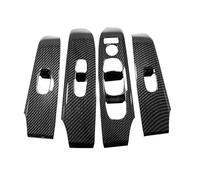 Embellecedor de fibra de carbono for interruptor de elevalunas, for Nissan, Altima y Teana (2019-2021), accesorios y decoración de interiores.