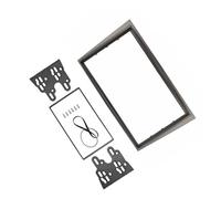 Embellecedor De Instalación para Panel De Radio Estéreo De 2 DIN para GMC para Terrain 2008-2010(Plata)