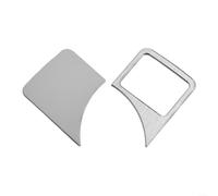 Embellecedor de interruptor de faros delanteros para Mercedes, ML W166 GL X166 2012-2015, cubierta de botón de luz, aleación de aluminio, 2 piezas, estándar de un solo agujero para glk A B C E